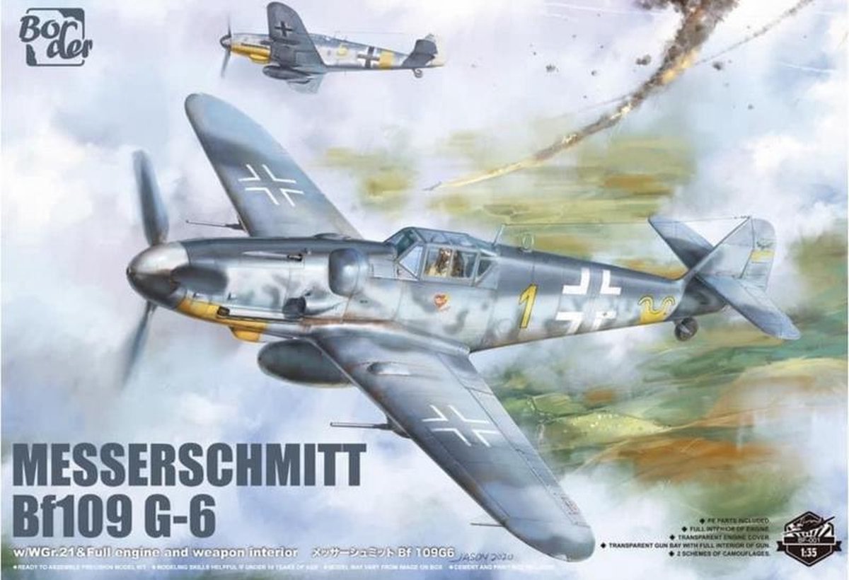 Border Model | BF-001 | Messerschmitt BG109 G-6 | 1:35